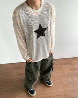 KAIN Patch Punched Long Sleeve Tee