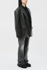 (W) Slit Flare Denim
