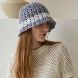 Cotton Candy Bucket Hat (Dark Blue)