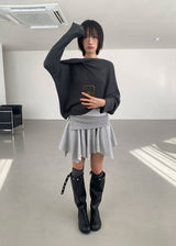 ROUND STUD BUCKLE BOOTS