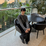 Early Handwarmer Crop Hacci Knit