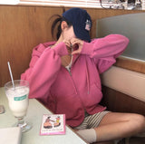 [BELLIDE MADE] Noah, loose fit two-way zip-up hoodie