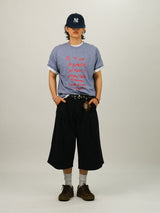 SE Cation Deep Pin-tuck Bermuda Pants