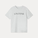 Classic Printed Tee_Melange Gray