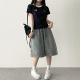 Motz color scheme two-line track line short sleeve tee