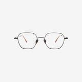 Knouun Square titanium glasses CODE. 103. C Black