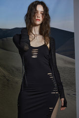 SLIT LONG ONEPIECE