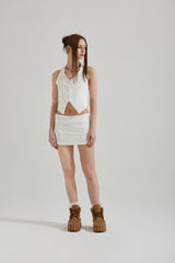 STRAP MINI SKIRT