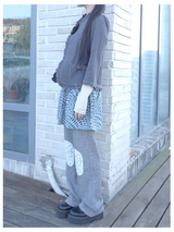 floral patch pants
