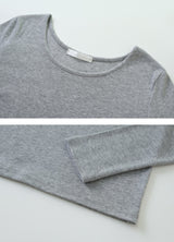[SHOPPERMADE] Standard U-neck Long Sleeve T-Shirt (5color)