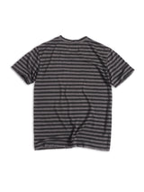 RDダークストライプド Vネック Tシャツ