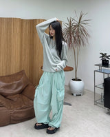 Eren String Pocket Nylon Pants
