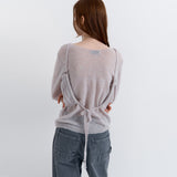 Bustier Knit Set Gray
