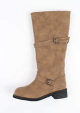 LOOSE BELT MIDDLE BOOTS