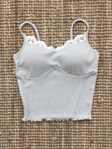 Lace Cap Tank Top