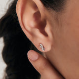 Sparkle Barbell 925 Silver Single Piercing E047-12H