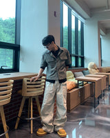 Deep Dyeing Incision Pants