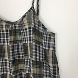 Soleil Plaid Camisole Blouse (2color)