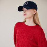ラウンドロゴボールキャップ  (Navy (Pink))