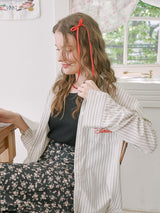 Stripe Vacance Shirts_blue(dark red)
