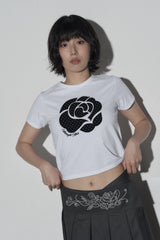 dot rose t (white)