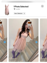 Ballerina chiffon layered dress