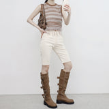 Miju's Fringe Sleeveless Knitwear