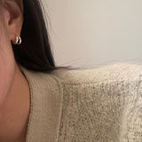 (silver925) ツーラインワンタッチピアス *silver