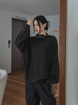Reversal printed knitwear