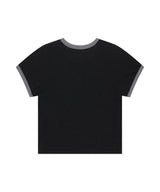 BITE LOVER CROP RINGER TEE