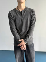 Lau Golji ヘンリネックロングスリーブ 3C