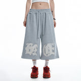 ENOE Patch Sweat Bermuda Pants - GREY