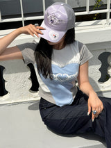 ジュエル ティアラ メッシュキャップ (Satin Purple)