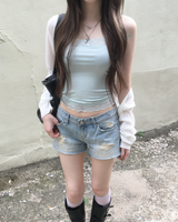 Pastel lace sleeveless