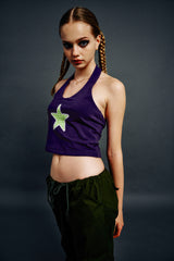  STAR HALTERNECK PURPLE