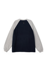 ラグランロングスリーブTシャツ_ネイビー