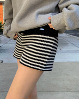 [ORIGINAL] Moerin Striped Knit Shorts Pants