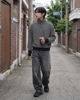 (UNISEX) 2Way Finger Hole Fleece Top