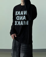 Text Regular Fit Long Sleeve