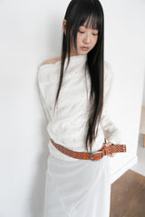 rose off-shoulder top(2colors)