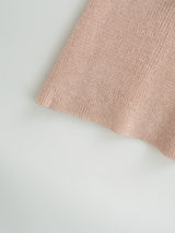 Isolde Ribbon Neck Ribbed Top