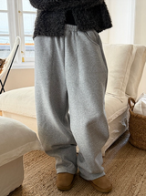 Hairy crop round knit cardigan(3color)
