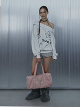 SUE Wide Hoodie Top