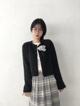 Bosong Fur Cardigan