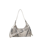 Avra Glossy Moto Bag