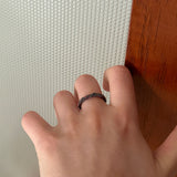 レターリング / [CCNMADE] LETTER RING 2 (NAVY)