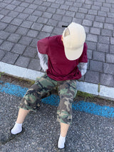 レイヤード ダブルスリーブ ロングスリーブ Tシャツ(3c)