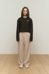 ARCH CHERRY CABLE KNIT [DARK BROWN]