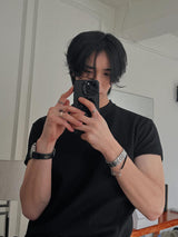 [Premium] ヘビーコットンマッスル半袖Tシャツ (2color)