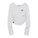 シグネイチャーロゴuネックシャーリングtシャツ